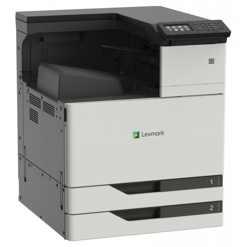 Color Laser Lexmark CS923de - Duplex; A3 Laser; 1200 x 1200 dpi; Black: 55 ppm / Colour: 55 ppm; Standard: 1024 MB / Maximum: 3072 MB; 2 x 500-Sheet Input, 150-Sheet Multipurpose Feeder, 250-Sheet Output Bin, Integrated Duplex ; USB 2.0; Gigabit E-32C0011