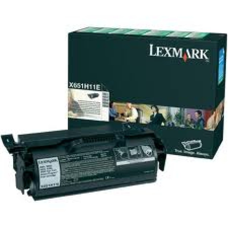 High Yield Print Cartridge ,25,000 pages,X651de / X652de / X654/ X656/ X658, Return Programme-X651H11E