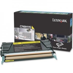 Yellow High Yield Toner Cartridge,10,000 pages,C748de / C748dte / C748e, Return Programme