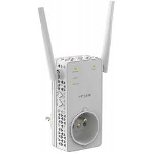 Netgear EX6120, AC1200 DUAL BAND (300 Mbps+900 Mbps), 1 x 10/100 Port, Range extender & Acces Piont, 2 external antennas, Pass Trough outlet