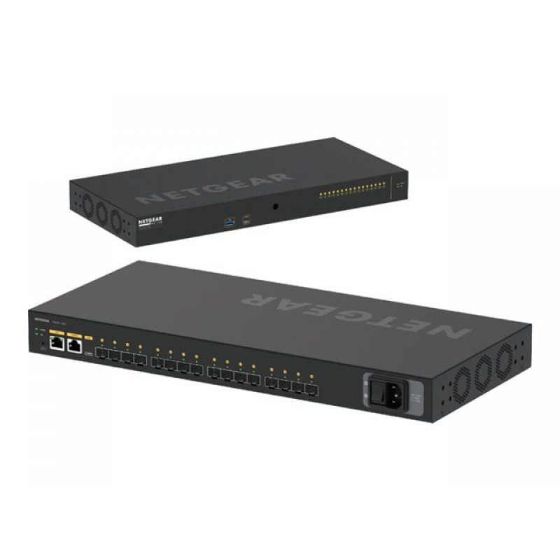 NETGEAR AV Line M4250-16XF 16x1G/10G Fiber SFP+ Managed Switch-XSM4216F-100EUS