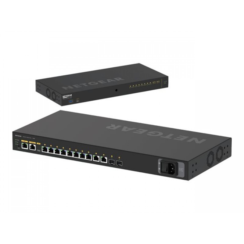 NETGEAR M4250 12-Port AV Line PoE+ Switch 125W 2x1G 2xSFP Managed Switch-GSM4212P-100EUS