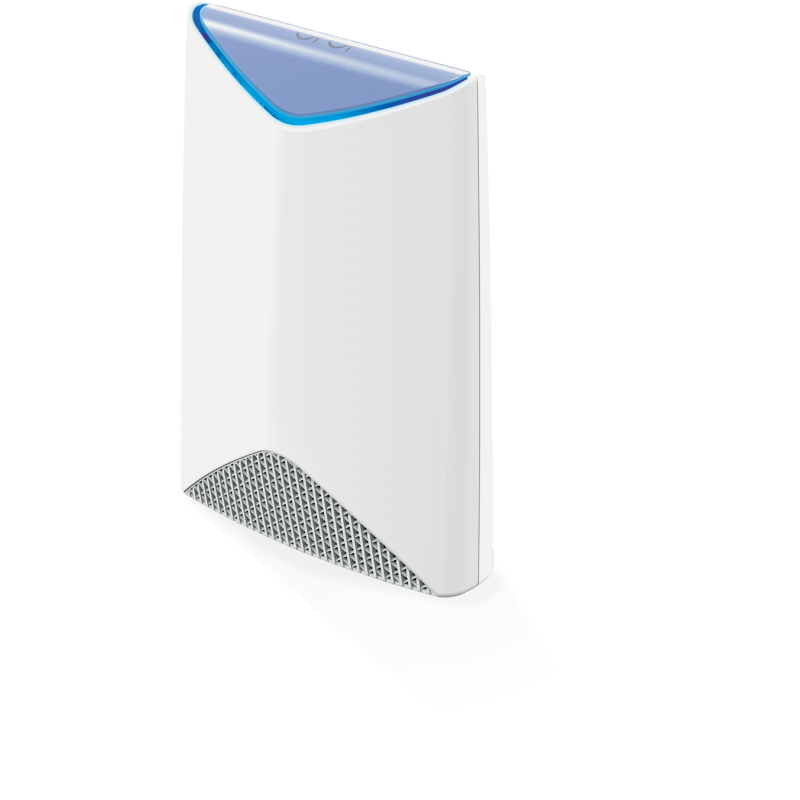 Netgear ORBI Pro SRR60, 4PT AC3000 (400 + 866 + 1733 Mbps) Tri-band WiFi, Multi-MIMO, Gigabit Extender, 6 internal antenas, голям ORBI Pro сателит-SRR60-100EUS