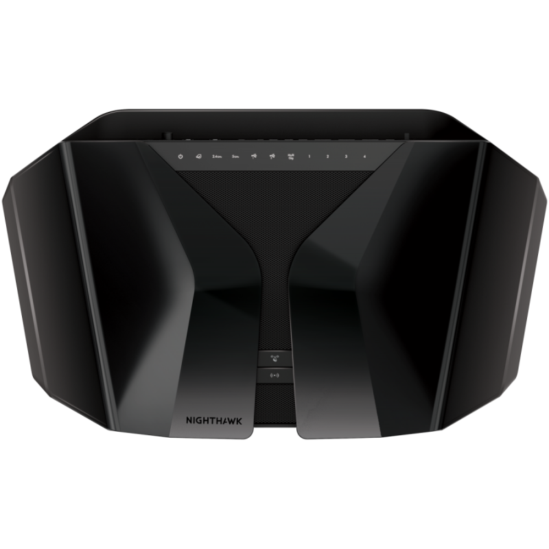Netgear RAX80, 4PT AX6000 (1200 + 4800 Mbps) Nighthawk Leopard AX12/12 Stream, Dual Band WiFi AX, MU-MIMO, Gigabit Router with USB-RAX120-100EUS