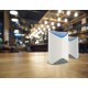Netgear ORBI Pro SRK60, 4PT AC3000 (1733 + 866 + 400 Mbps) Tri-band WiFi, Multi-MIMO, Gigabit Router, 6 internal antenas, с голям екстендър-SRK60-100EUS