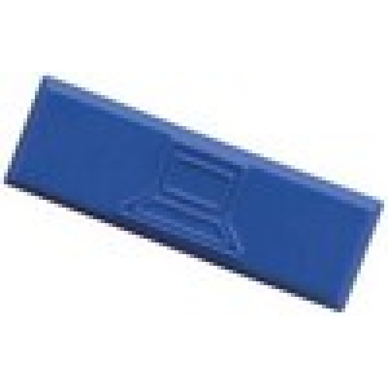 Plastic icon with DATA image for Mini-Jack™, Mini-Com™ & NetKey™ Modules, Surface Mount Boxes and Faceplate, blue 100pcs-CIDBU-C