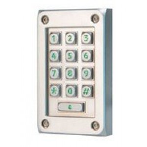 Vandal resistant metal keypad