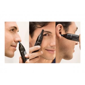 PHILIPS PH Nose trimmer series 3000 Nose ear eyebrow trimmer Waterproof Dual sided Protective Guard system