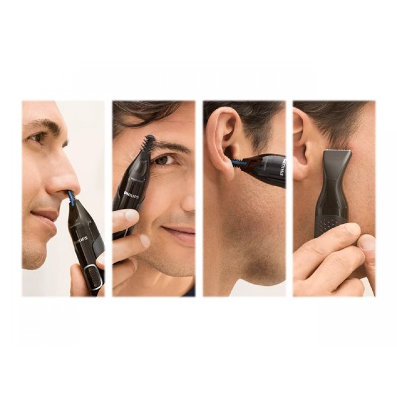 PHILIPS PH Nose trimmer series 5000 Nose ear eyebrow trimmer Waterproof Dual sided Protective Guard system precision attachment