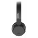 Philips Bluetooth слушалки, BASS+ 32 мм мембрани/затворен гръб, С меки наушници, Изцяло сгъващи се цвят: черен-TABH305BK