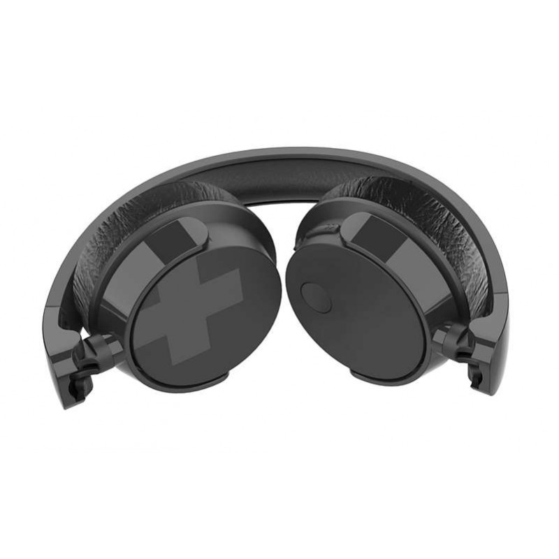 Philips Bluetooth слушалки, BASS+ 32 мм мембрани/затворен гръб, С меки наушници, Изцяло сгъващи се цвят: черен-TABH305BK