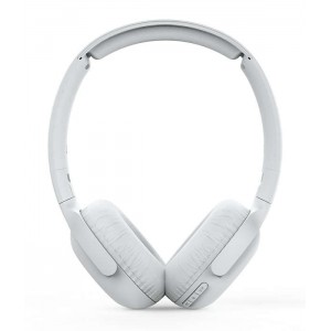 Philips Bluetooth слушалки, UpBeat 32 мм мембрани/затворен гръб, С наушници, Лека лента за глава, цвят бял