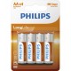 Philips Longlife батерия R6 AA (E), 4-blister-R6L4B/10