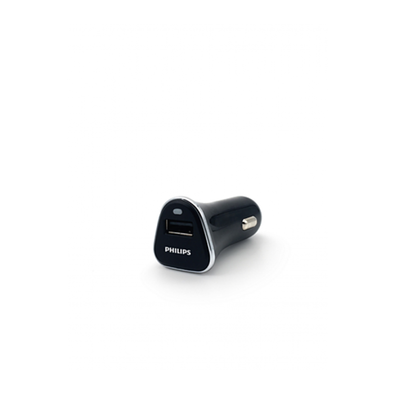 Philips автомобилно зарядно устройство за USB устройства, 5V/2.1A, с вкл. USB кабел-DLP2359