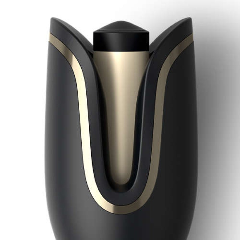 Philips Автоматична маша за коса, интелигентна система за накъдряне, 2 пъти повече коса наведнъж, Вертикален захват, Интелигентни предпазители за къдрици-BHB876/00