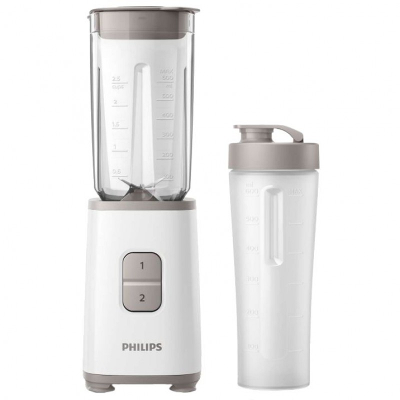Philips Daily Collection Мини блендер, 350W, преносима бутилка On the Go-HR2602/00