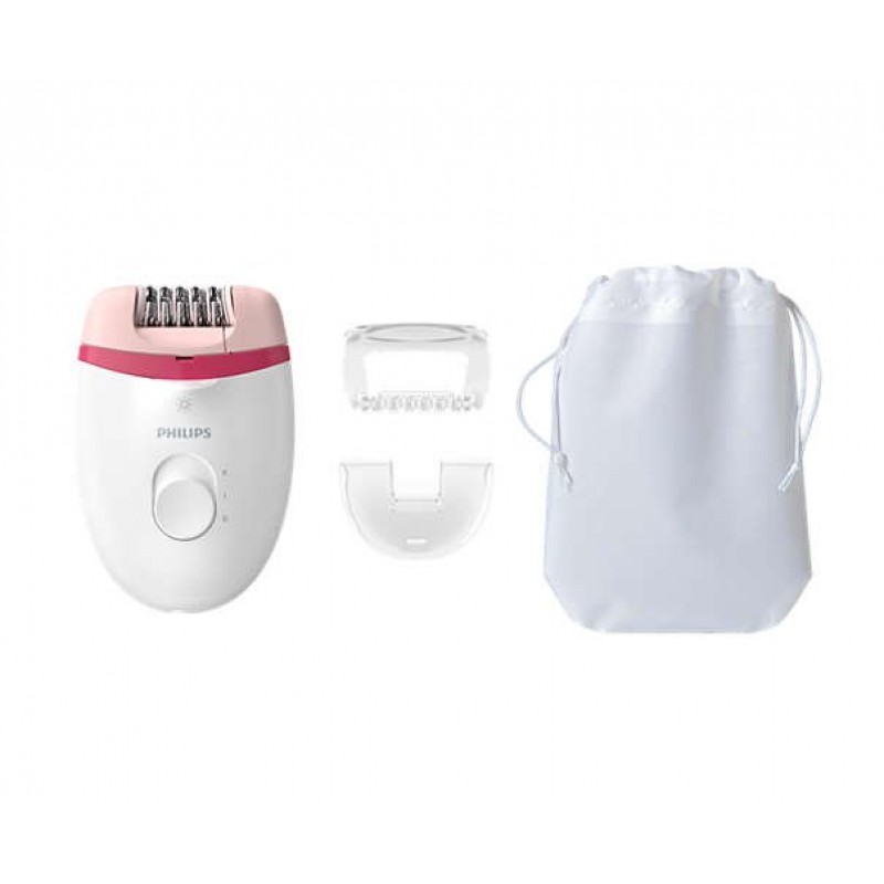 Philips Компактен епилатор с кабел Satinelle Essential - С opti-light, за крака, + 3 принадлежности-BRE255/00
