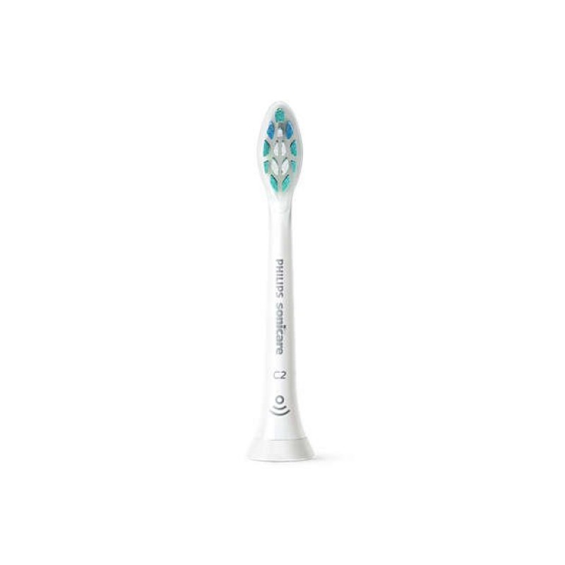 Philips резервни глави Sonicare C2 Optimal Plaque Defence (замества ProResults) опаковка – 2 бр., Стандартен размер, Поставяне с щракване, Сдвояване в режим BrushSync-HX9022/10