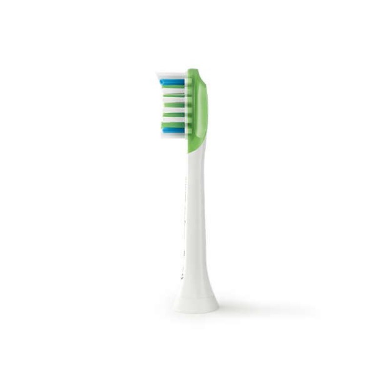 Philips резервни глави Sonicare W3 Premium White – 2 бр., Стандартен размер, Поставяне с щракване, Сдвояване в режим BrushSync-HX9062/17