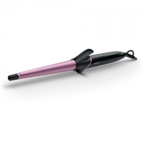 Philips Маша за къдрене StyleCare Sublime Ends 13 мм – 25 мм конусовиден накрайник, Технология SplitStop, Кератинова инфузия, Цифрови настройки на температурата