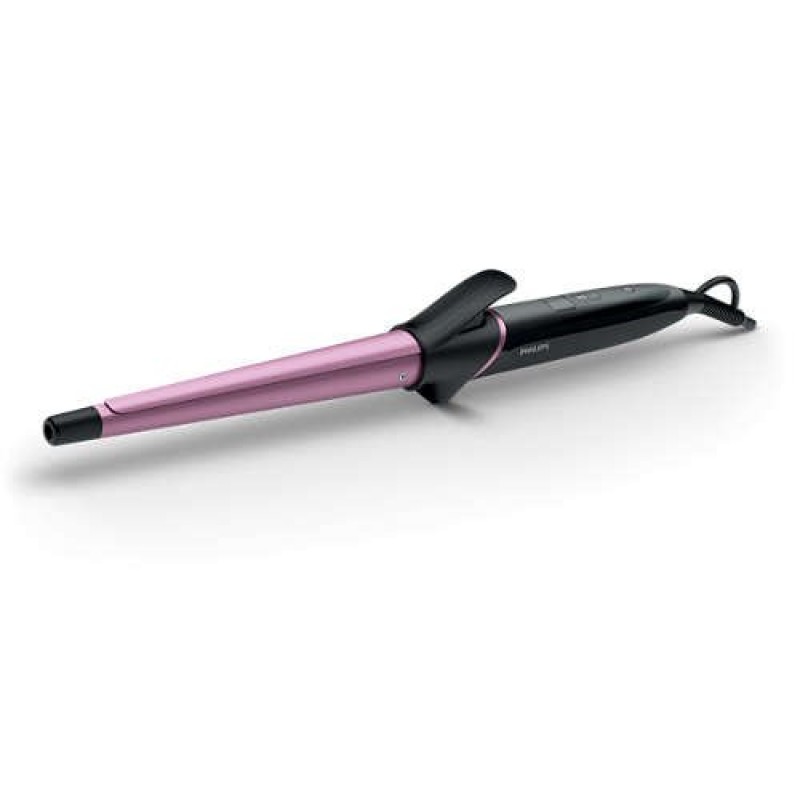Philips Маша за къдрене StyleCare Sublime Ends 13 мм – 25 мм конусовиден накрайник, Технология SplitStop, Кератинова инфузия, Цифрови настройки на температурата-BHB871/00