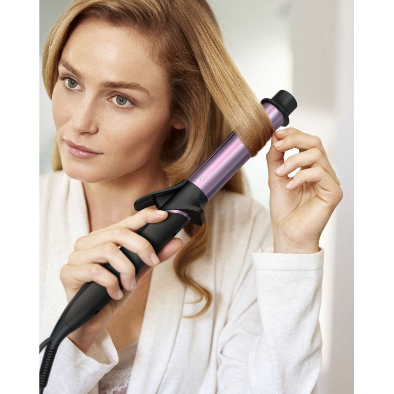 Philips Маша за къдрене StyleCare Sublime Ends Curler 32mm large barrel SplitStop Technology Keratin infusion Digital temperature settings-BHB868/00
