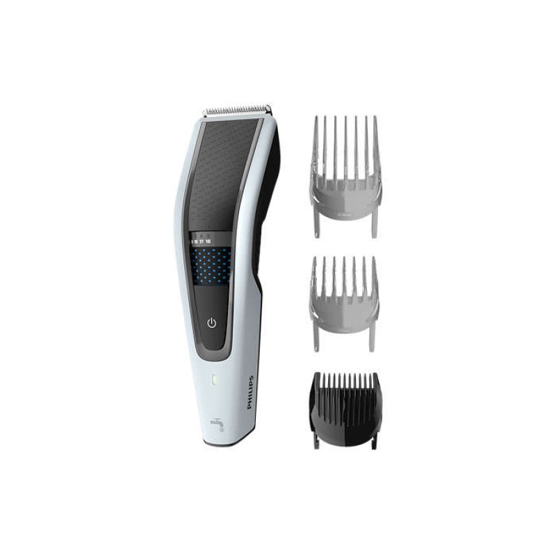Philips Машинка за подстригване series 5000 Технология Trim-n-Flow PRO, 28 настройки за дължина (0,5 – 28 мм), 75 мин безкабелна употреба/8 ч зареждане, 100% миеща се-HC5610/15