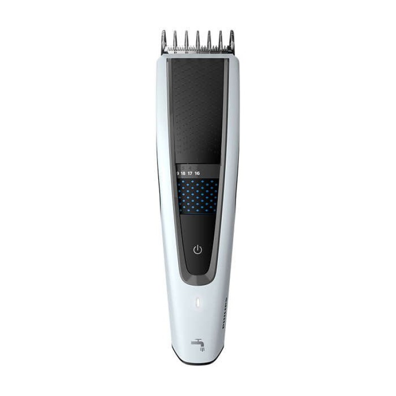 Philips Машинка за подстригване series 5000 Технология Trim-n-Flow PRO, 28 настройки за дължина (0,5 – 28 мм), 75 мин безкабелна употреба/8 ч зареждане, 100% миеща се-HC5610/15