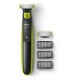 Philips OneBlade Уред за подстригване, оформяне, бръснене, За всякаква дължина на косъма, 3 гребена, с щракване, С презареждане, за сухо и мокро-QP2520/30