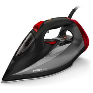 Philips Парна ютия Azur 50 г/мин непрекъсната пара, Парен удар 250 г, Гладеща повърхност SteamGlide Advanced