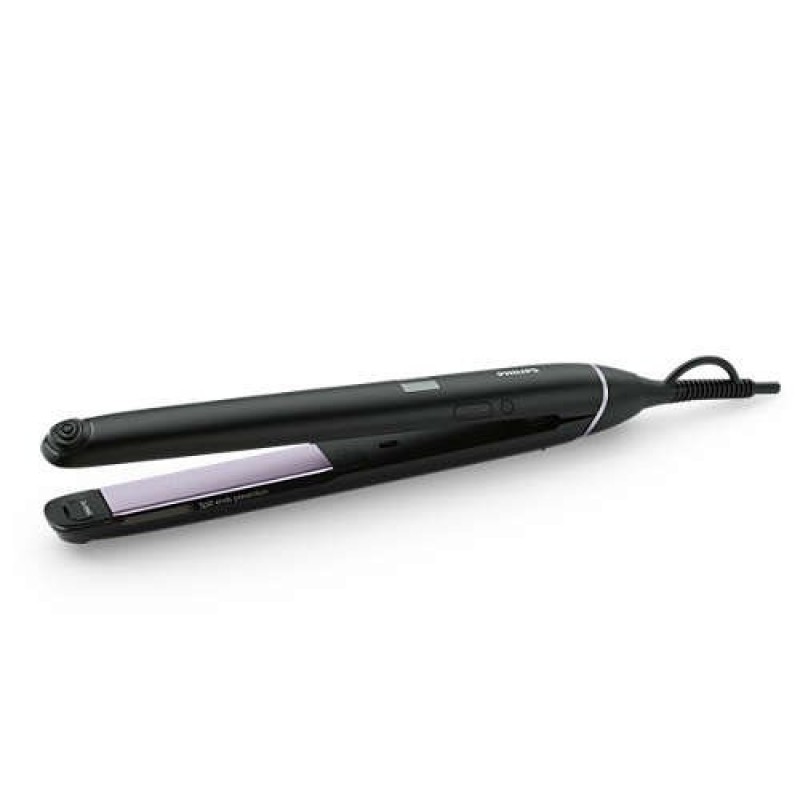 Philips Преса за коса StraightCare Sublime Ends с технологията SplitStop, против цъфтящи краища, 2х подхранване с йони, Кератинова инфузия-BHS677/00