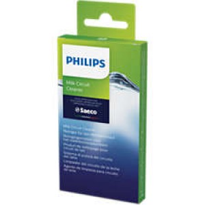 Philips Сашета препарат за почистване на веригата за мляко, 6 използвания – използвайте ежемесечно, удължават живота на машината, Приготвя кафе с по-добър вкус