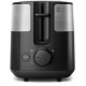 Philips Тостер Daily Collection,  8 настройки, Компактен дизайн, стойка за претопляне, черен-HD2516/90