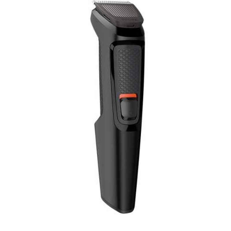 Philips Тример Multigroom series 3000 „6 в 1“, лице 6 инструмента, Самонаточващи се ножчета от стомана, До 60 минути време за работа, Изплакващи се приставки-MG3710/15