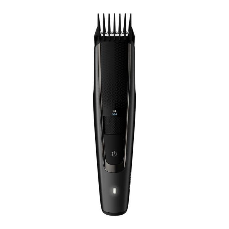 Philips Тример за подстригване на брада series 5000 0,2 mm прецизни настройки, Самонаточващи се метални ножчета, 60 мин. безжична работа/1 ч. зареждане, + Тример за нос NT1150-BT5515/15