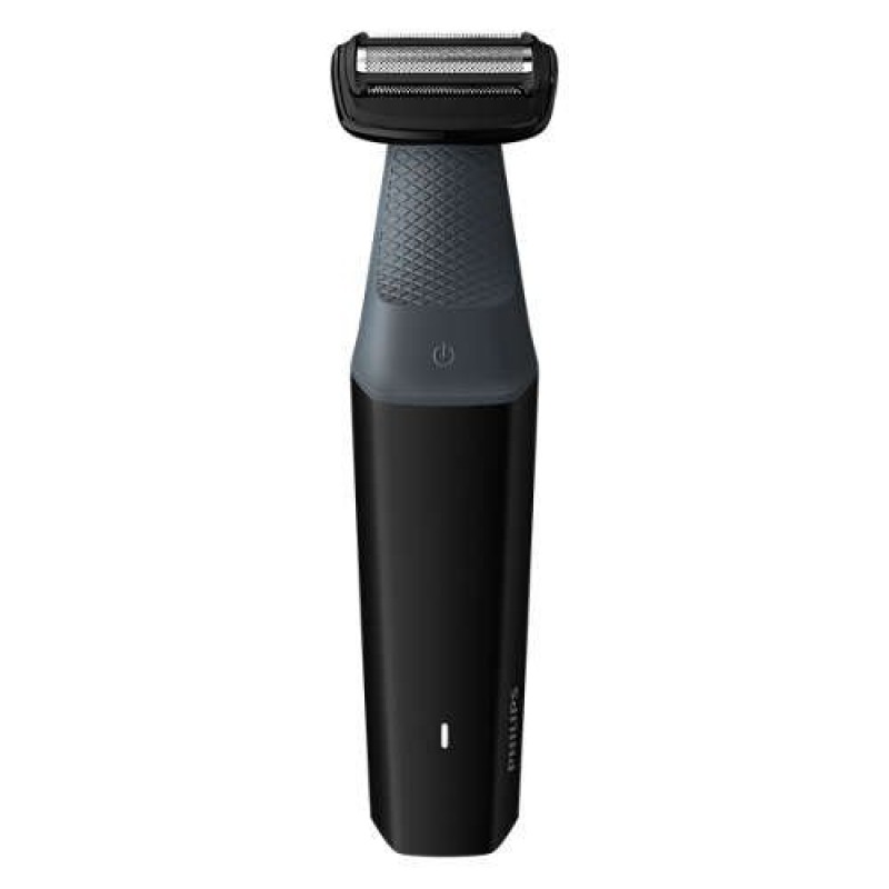 Philips Водоустойчив тример за тяло  series 3000, Бръснене с нежност към кожата, 1 гребен за поставяне с щракване, 3 мм, 50 мин без кабел/8 ч зареждане-BG3010/15