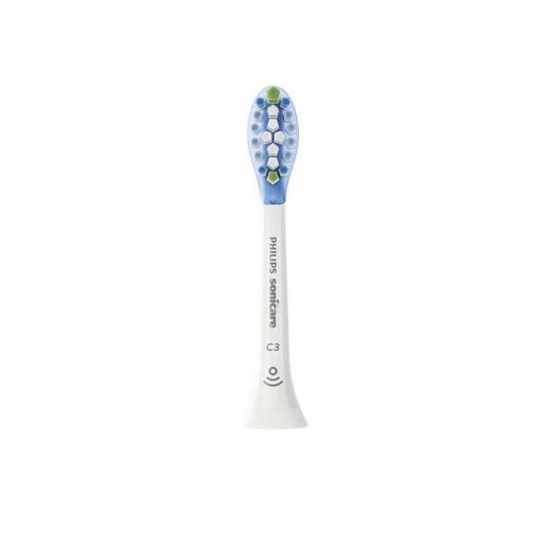 Philips комплект резервни глави Sonicare, Стандартен размер, Поставяне с щракване, Сдвояване в режим BrushSync 4бр, цвят бял-HX9044/17