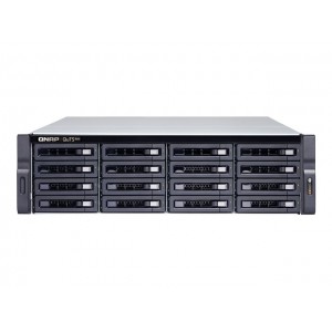 QNAP 16-Bay 3U Rackmount NAS Intel Xeon E-2236 6 cores/12 threads 3.4GHz processor 128GB ECC DDR4 ECC 16x2.5inch/3.5inch SATA