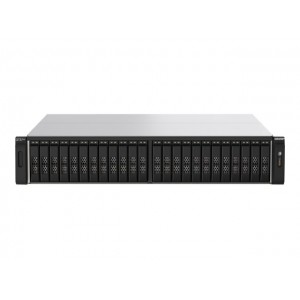QNAP 24-Bay All-Flash NAS AMD EPYC 7302P 4xNVMe Gen3 256GB RDIMM ECCC DDR4 RAM 2x2.5GbE LAN 4x25Gb