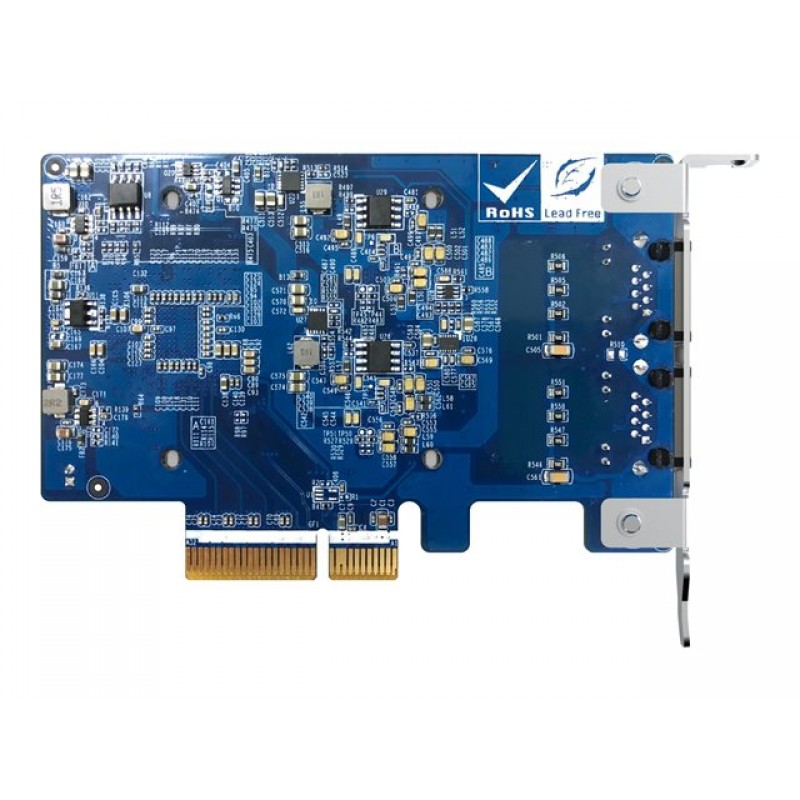 QNAP Dual-port 10GbE Network Adaptor Aquantia AQC113C PCIe supported NAS, QXG-10G2TB