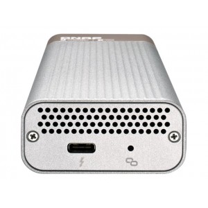 QNAP LAN QNA-T310G1S 1x10GbE SFP+ Single port Thunderbolt3 to single port 10GbE SFP adapter bus powered