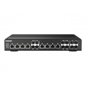 QNAP QSW-IM1200-8C 8 ports 10GbE SFP+/RJ45 combo 4 ports 10GbE SFP+ Marvell 98DX8312 managed switch