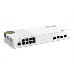 QNAP QSW-M2108-2C 8 port 2.5Gbps 2 port 10Gbps SFP+/ NBASE-T Combo web managed switch