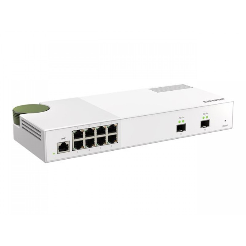 QNAP QSW-M2108-2S 8 port 2.5Gbps 2 port 10Gbps SFP+ web managed switch, QSW-M2108-2S