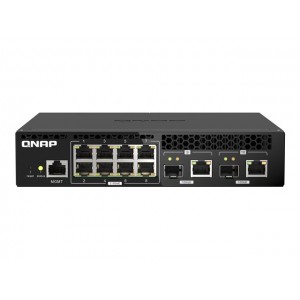 QNAP QSW-M2108R-2C 8x 2.5GbE 2x 10GbE SFP+ NBASE-T Combo web managed switch