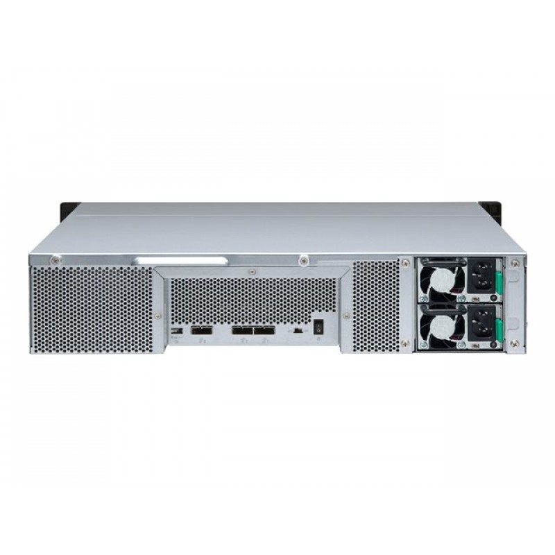 QNAP TL-R1200S-RP 12-bay 2U rackmount SATA JBOD expansion unit redundant PSU, TL-R1200S-RP