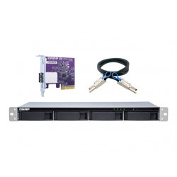 QNAP TL-R400S 4-bay 1U rackmount SATA JBOD expansion unit