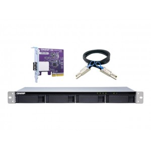 QNAP TL-R400S 4-bay 1U rackmount SATA JBOD expansion unit
