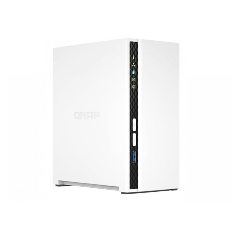 QNAP TS-233 2 bay ARM 2.0GHz Quad core 2xSATA 6Gb/s 2GB RAM on-board 1xGbE 1xUSB3.2 Gen1 and 2xUSB2.0, TS-233