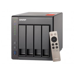 QNAP TS-451+-2G 2GB RAM 2.5/3.5 inch SATA 6Gb/s 3Gb/s Intel Celeron 2.0GHz Quad Core up to 2.42GHz